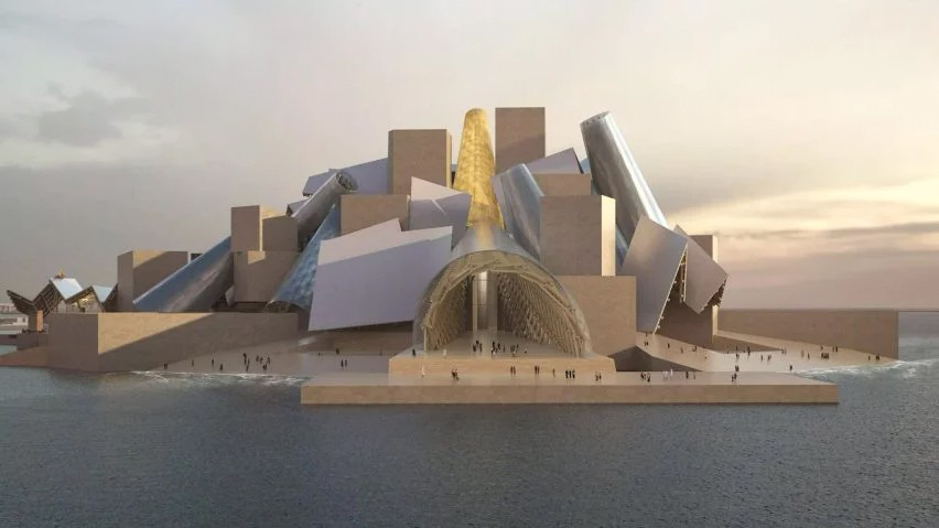 Музей Гуггенхайм в Абу-Дабі, архітектора Френка Гері, оголошує дату відкриття в 2025 році