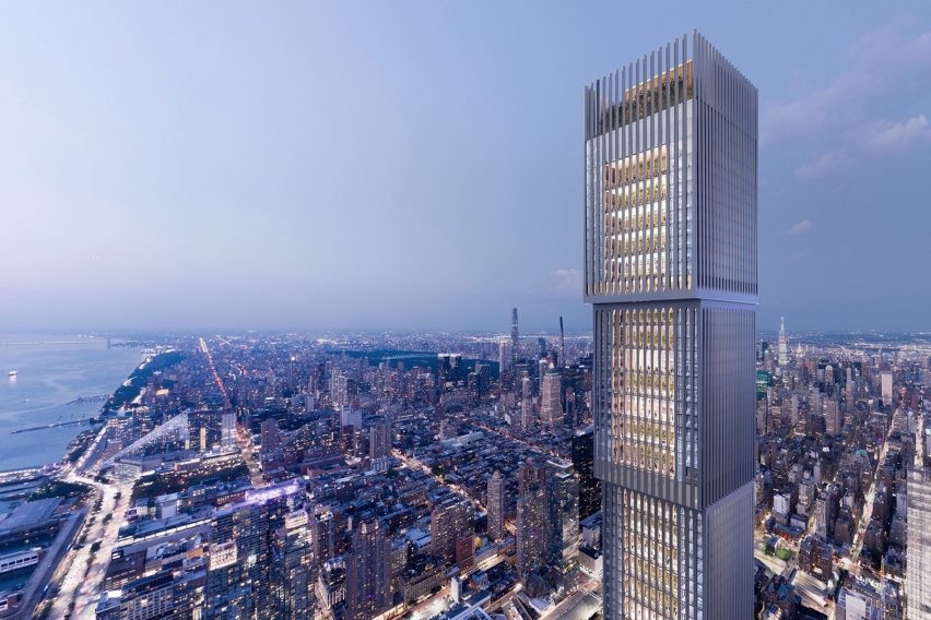 Adjaye Associates пропонує побудувати перевернутий надвисокий хмарочос в Нью-Йорку