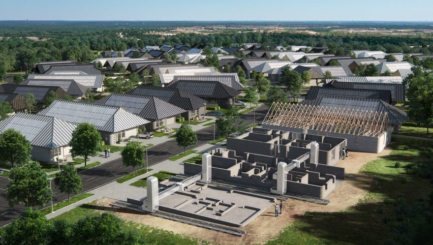 BIG і ICON створять «найбільший у світі район» будинків, надрукованих на 3D-принтері